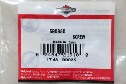 New OEM Briggs & Stratton 590850 Screw NOS