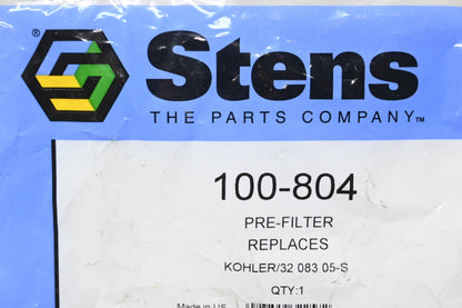 Stens 100-804, 32 083 05-S Pre-Filter NOS