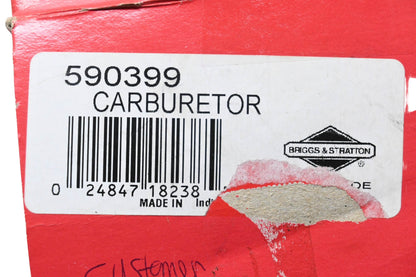 New OEM Briggs & Stratton 590399 Carburetor NOS