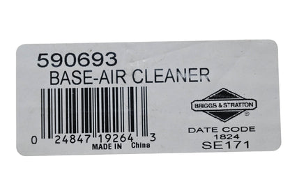 New OEM Briggs & Stratton 590693 Air Cleaner Base NOS