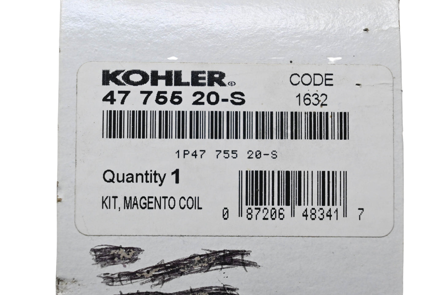 Kohler 47 755 20-S Magneto Coil NOS