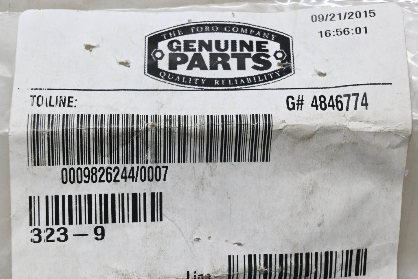 Toro 323-9 Screw NOS