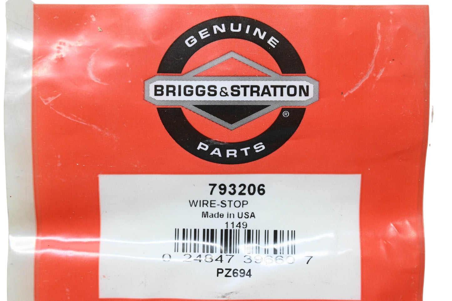 New OEM Briggs & Stratton 793206 Stop Wire NOS