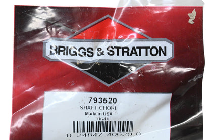 New OEM Briggs & Stratton 793520 Choke Shaft NOS