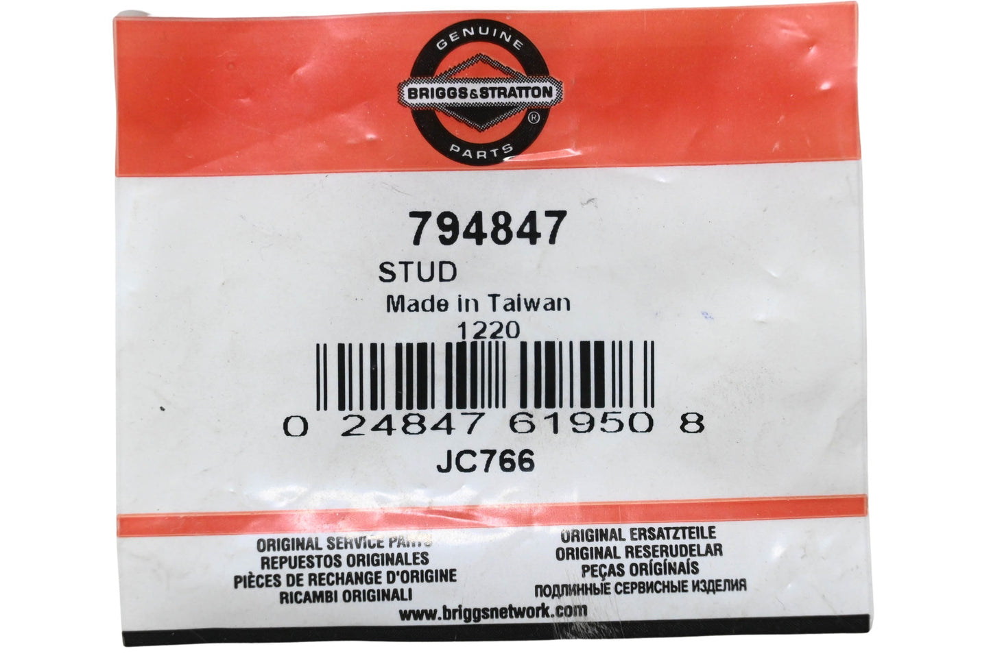 New OEM Briggs & Stratton 794847 Stud NOS