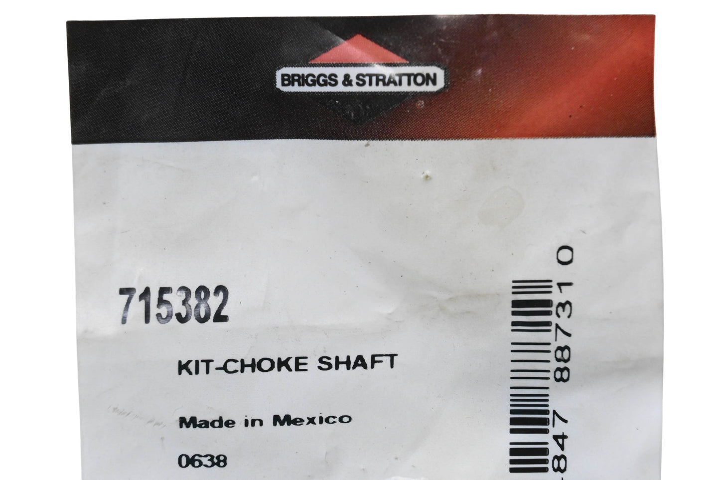 New OEM Briggs & Stratton 715382 Choke Shaft Kit NOS