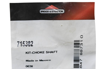 New OEM Briggs & Stratton 715382 Choke Shaft Kit NOS