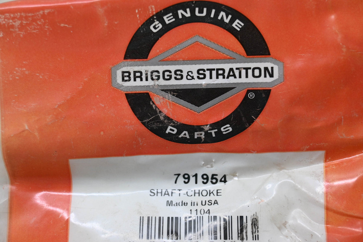 New OEM Briggs & Stratton 791954 Choke Shaft NOS