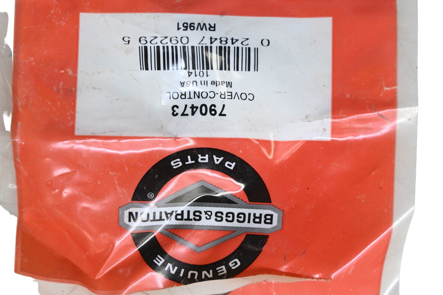 New OEM Briggs & Stratton 790473 Control Cover NOS