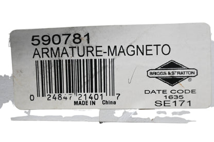 New OEM Briggs & Stratton 590781 Magneto Armature NOS