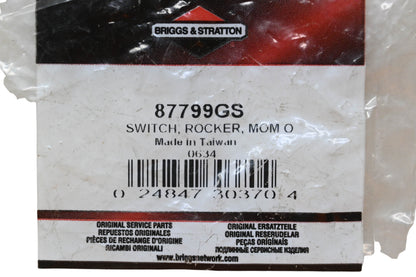 New OEM Briggs & Stratton 87799GS On-Off Switch NOS