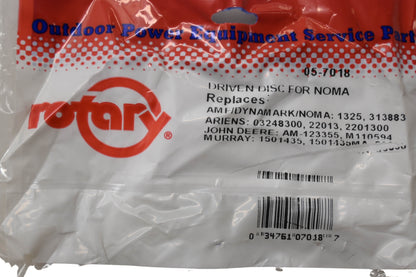 Rotary 05-7018, AM-123355, 1501435 Driven Disc NOS