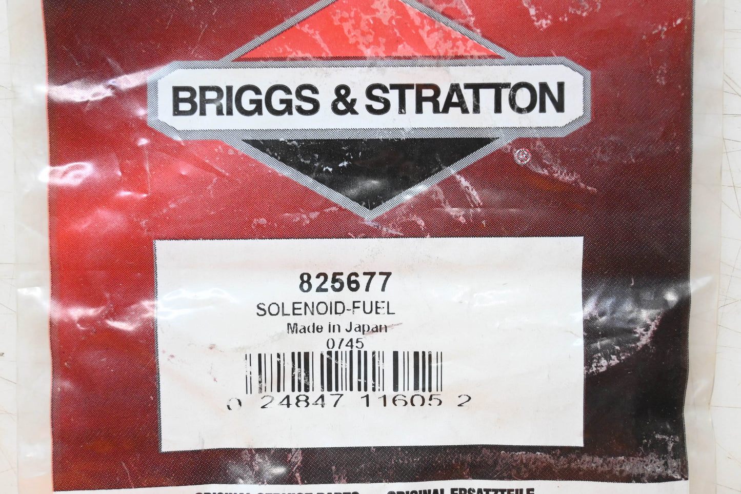 New OEM Briggs & Stratton 825677 Fuel Solenoid NOS