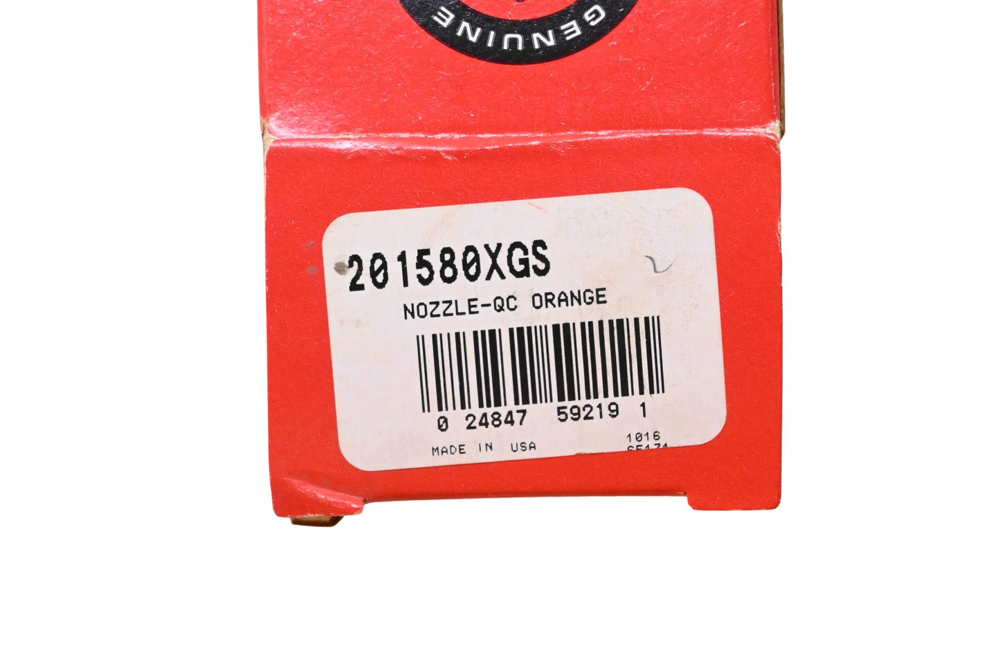 New OEM Briggs & Stratton 201580XGS Orange Nozzle NOS
