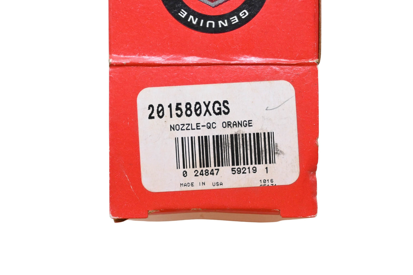 New OEM Briggs & Stratton 201580XGS Orange Nozzle NOS