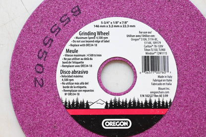 Oregon 102527, B555502, OR534-18 Grinding Wheel NOS
