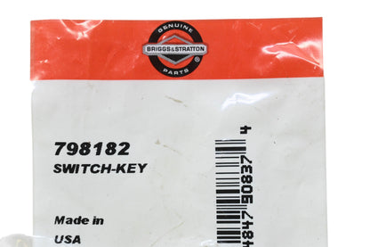 New OEM Briggs & Stratton 798182 Key Switch NOS