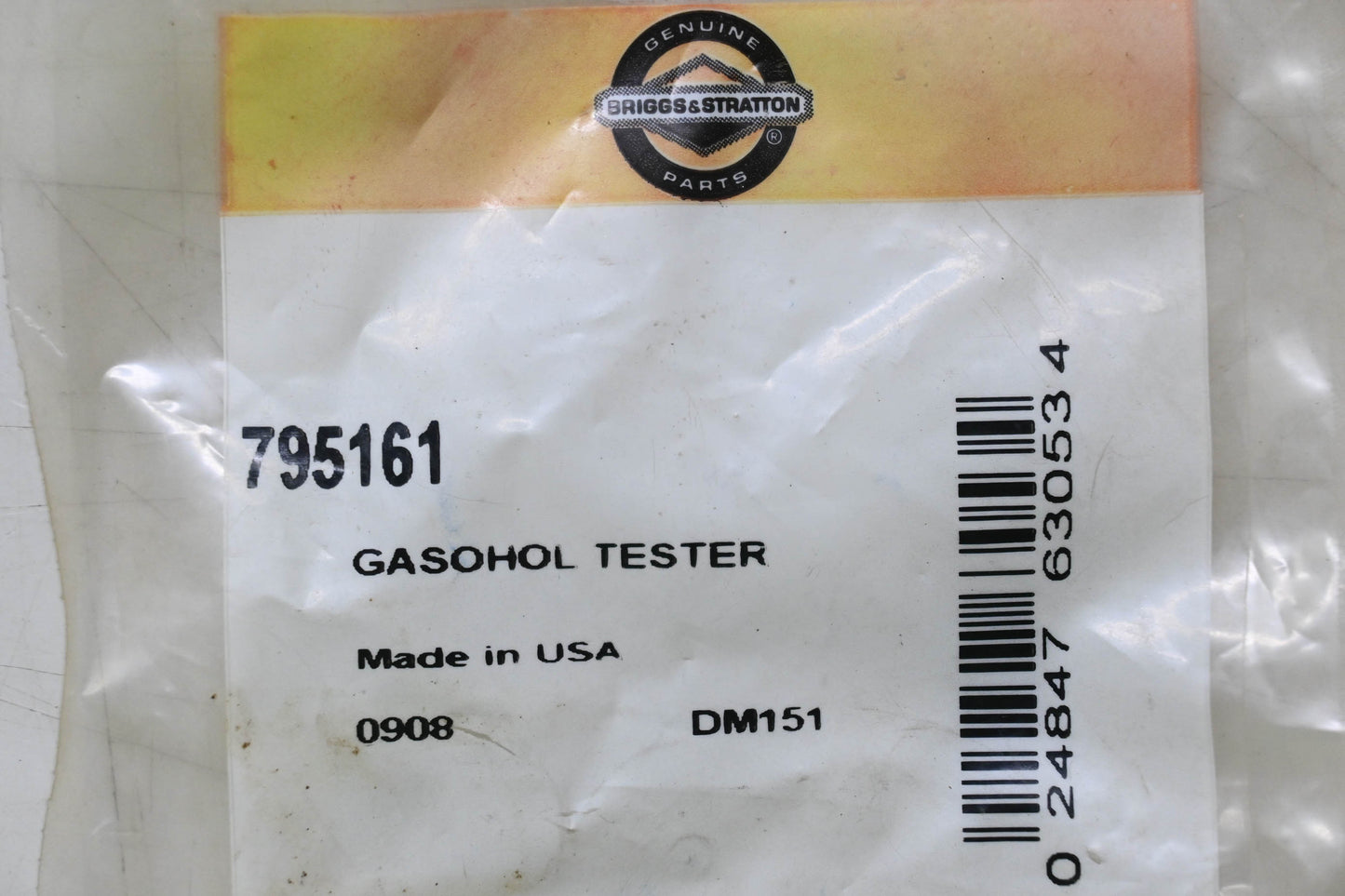 New OEM Briggs & Stratton 795161 Gasohol Tester NOS