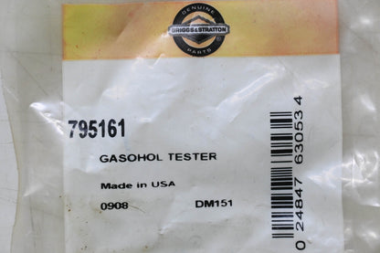 New OEM Briggs & Stratton 795161 Gasohol Tester NOS