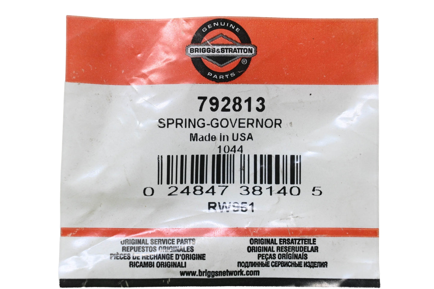 New OEM Briggs & Stratton 792813 Governor Spring NOS