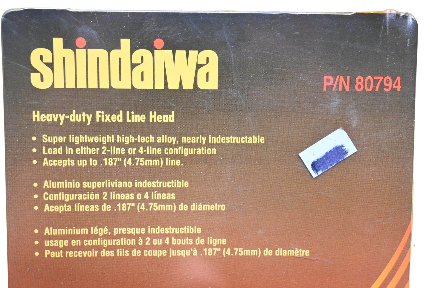 Shindaiwa 80794 Heavy-Duty Fixed Line Head NOS