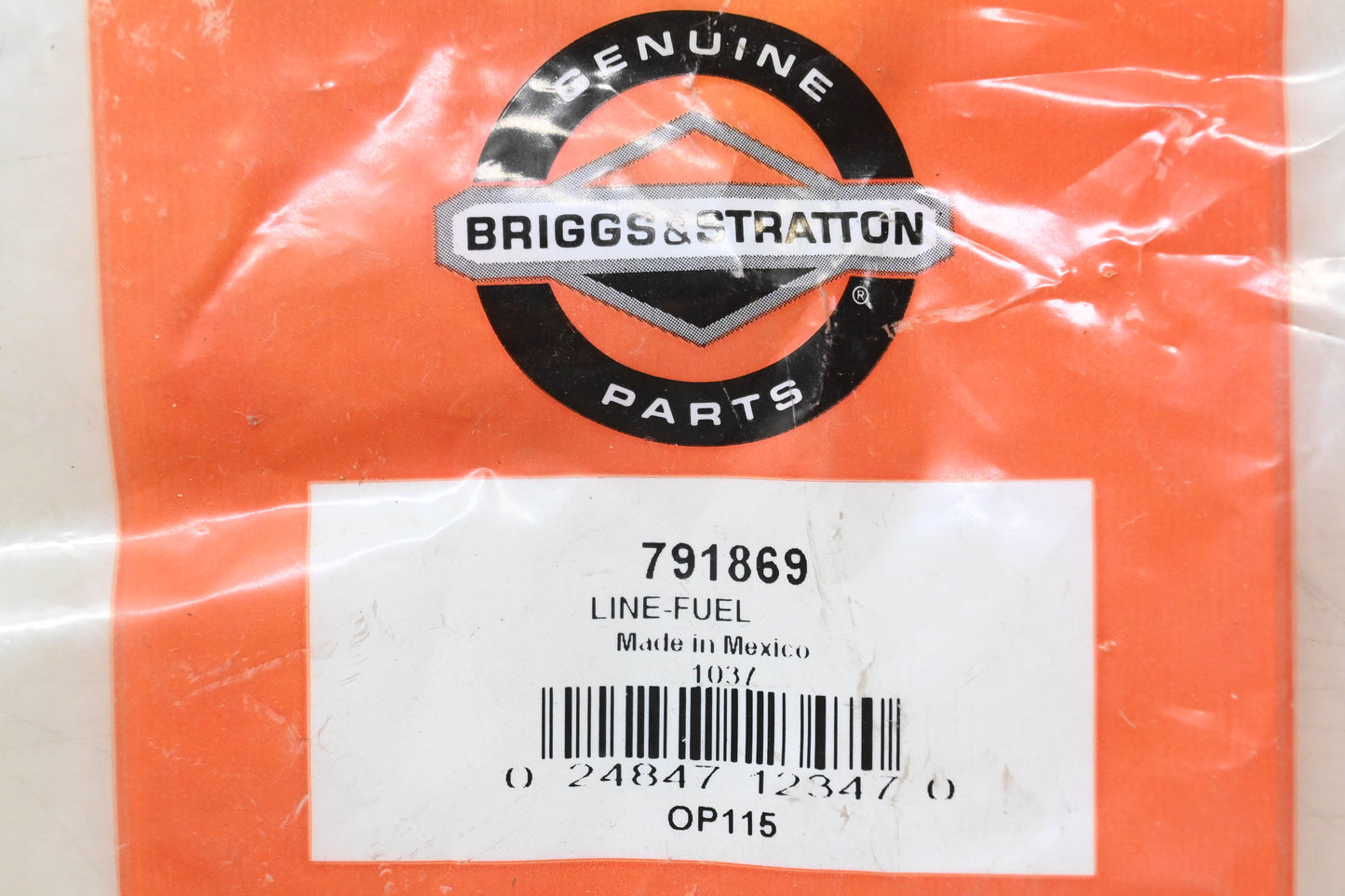 New OEM Briggs & Stratton 791869 Fuel Line NOS