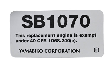 Yamabiko SB1070, E22205025707 Short Block NOS