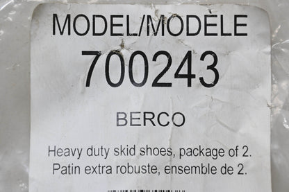 Bercomac 700243 Heavy Duty Skid Shoes NOS
