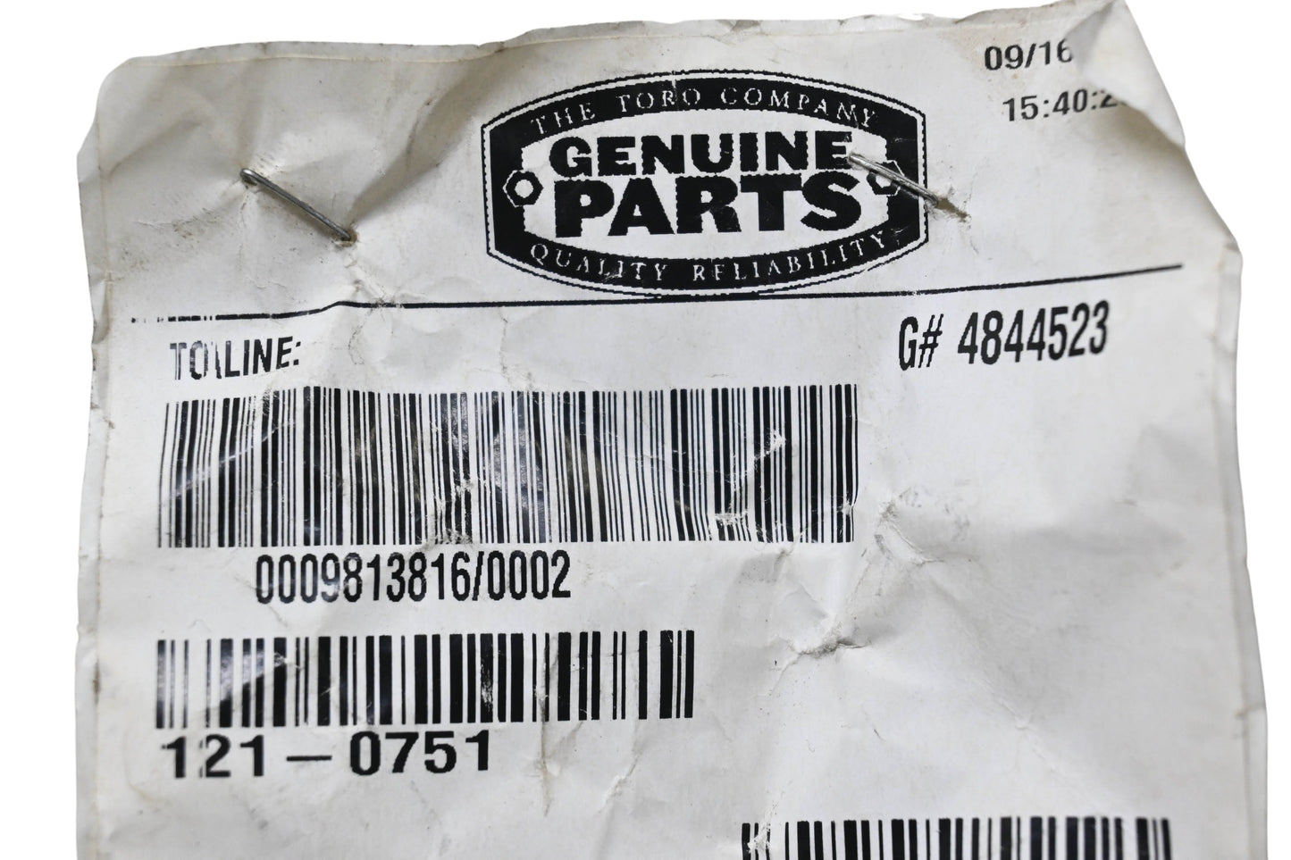 Toro 121-0751 Spindle Assembly NOS