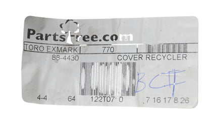 Toro 88-4430 Recycler Cover NOS