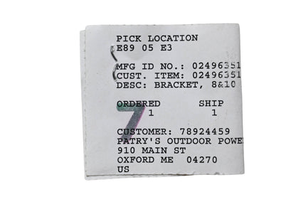 Ariens 02496351 Engine Bracket Weldment NOS