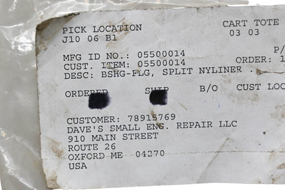 Ariens 05500014 Flange Bushing NOS