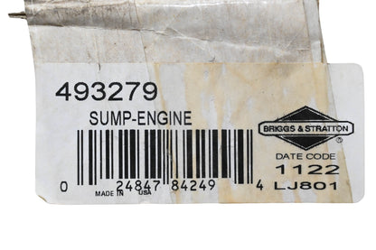 New OEM Briggs & Stratton 493279 Engine Sump NOS