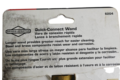 New OEM Briggs & Stratton 6204 Quick-Connect Wand 33" NOS