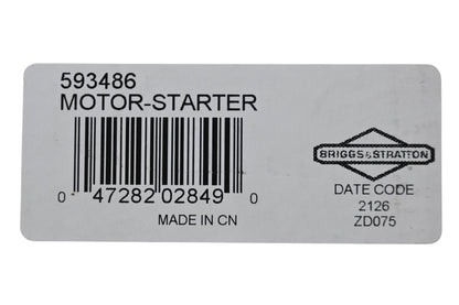 New OEM Briggs & Stratton 593486 Starter Motor NOS