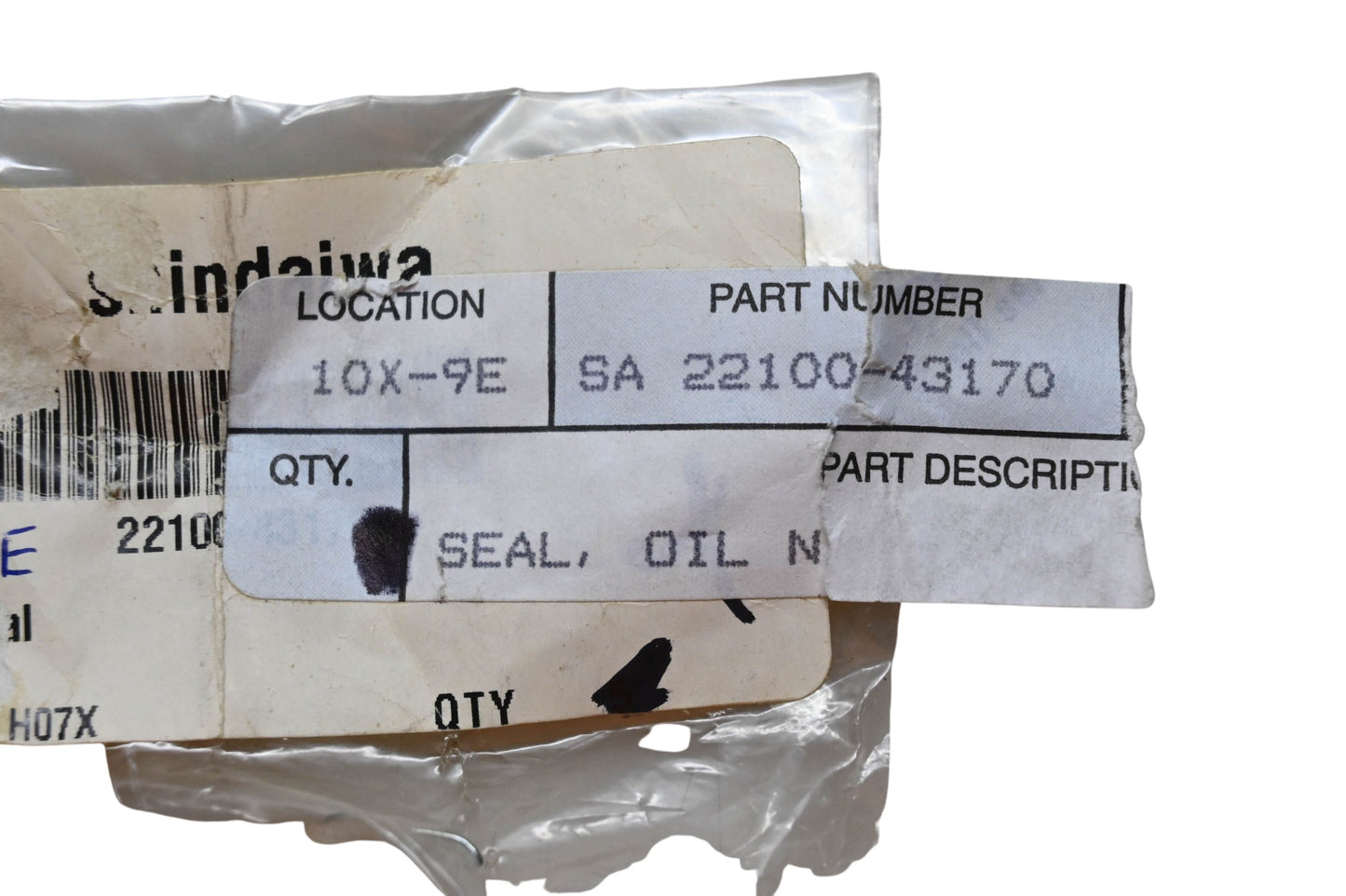 Shindaiwa 22100-43170 Oil Seal NOS