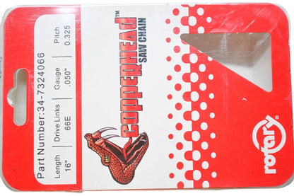 Rotary 34-7324066 Copperhead Saw Chain 16" NOS