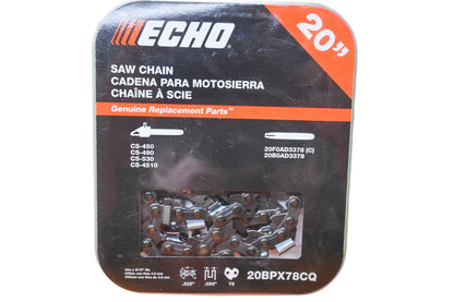 New OEM Echo 20BPX78CQ Saw Chain 20" NOS
