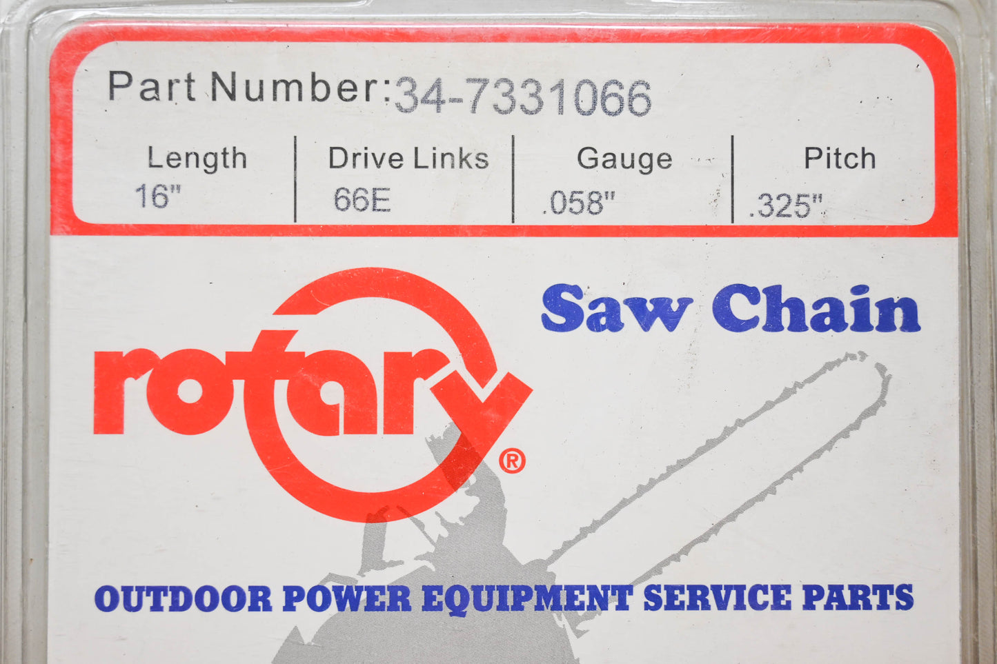 Rotary 34-7331066 Saw Chain 16" NOS