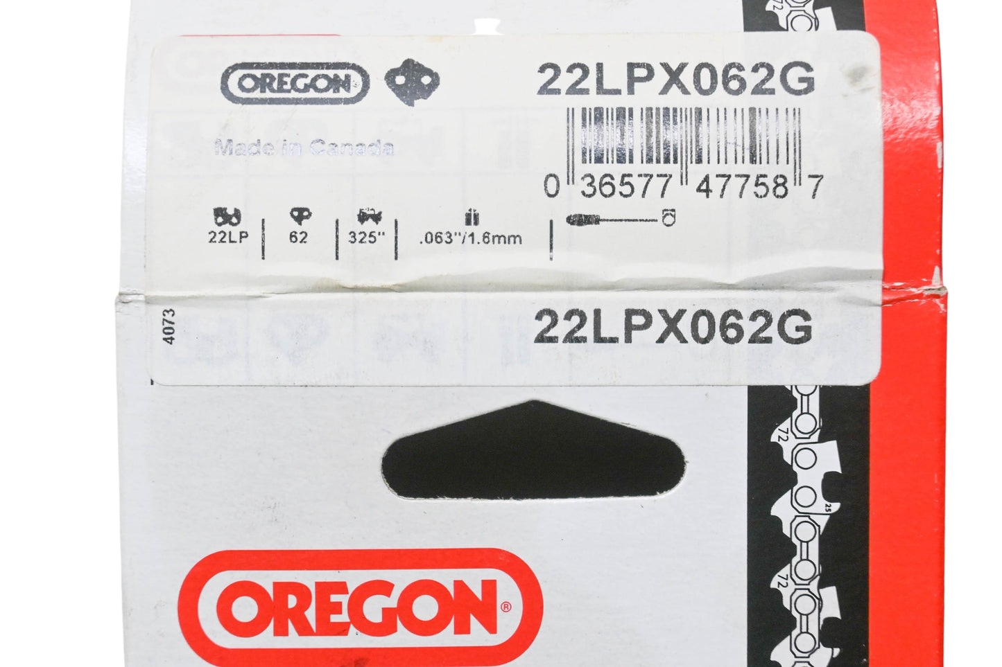 Oregon 22LPX062G Saw Chain 325 .063" NOS