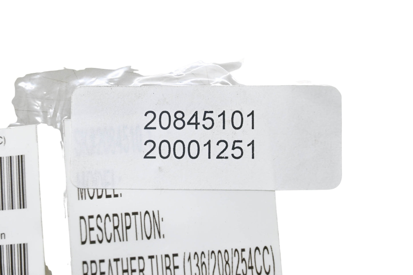 LCT 20845101, 20001251 Breather Tube NOS