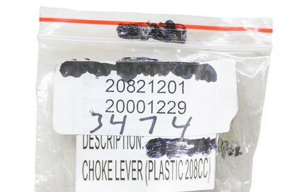 LCT 20821201, 20001229 Choke Lever NOS