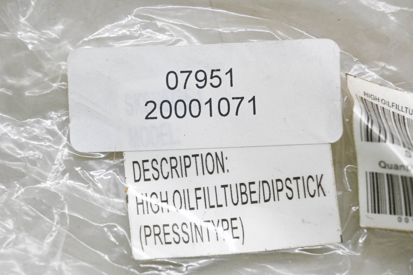 LCT 07951, 20001071 Dipstick Tube NOS