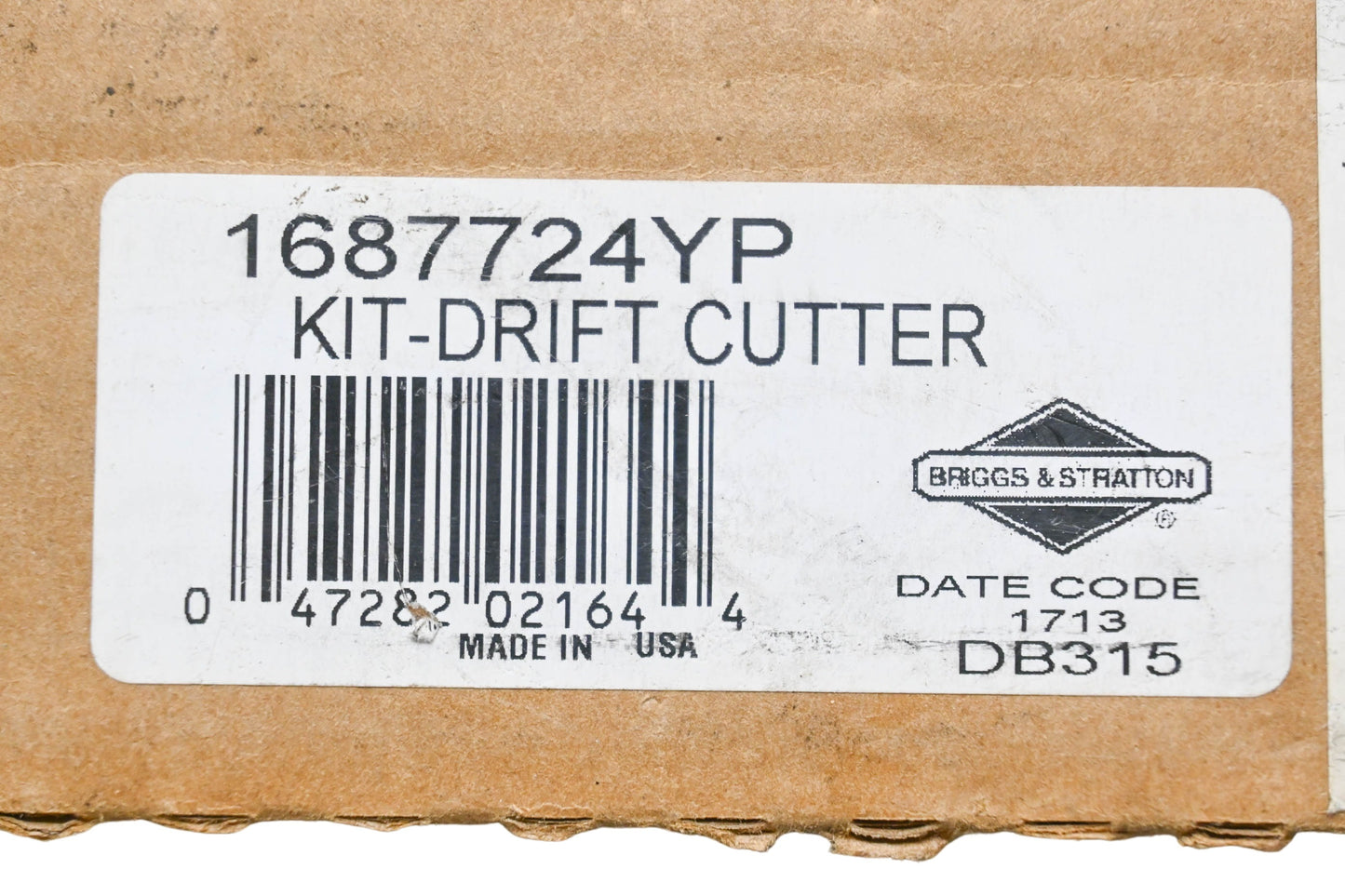 New OEM Briggs & Stratton 1687724YP Drift Cutter Kit NOS