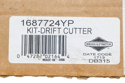 New OEM Briggs & Stratton 1687724YP Drift Cutter Kit NOS