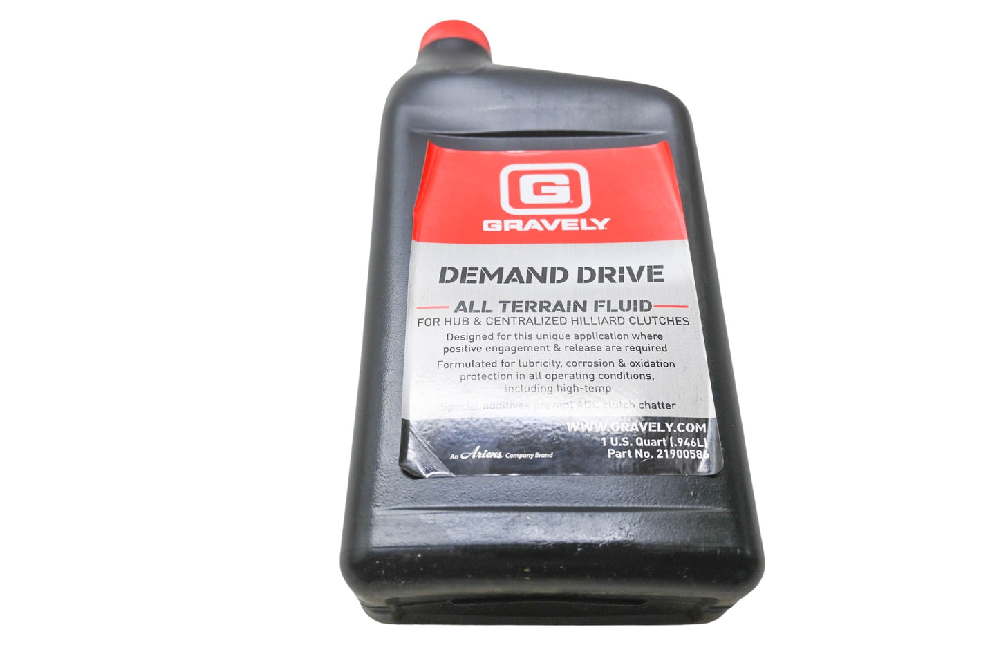 Gravely 21900586 Demand Drive All Terrain Fluid for Hub & Centralized Hilliard Clutches 1QT NOS