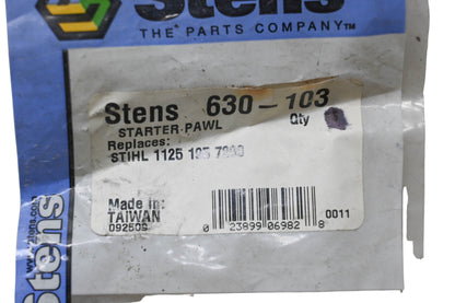 Stens 630-103, 1125 195 7200 Starter Pawl NOS