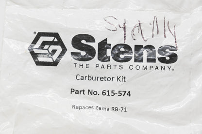 Stens 615-574, RB-71 Carburetor Kit NOS