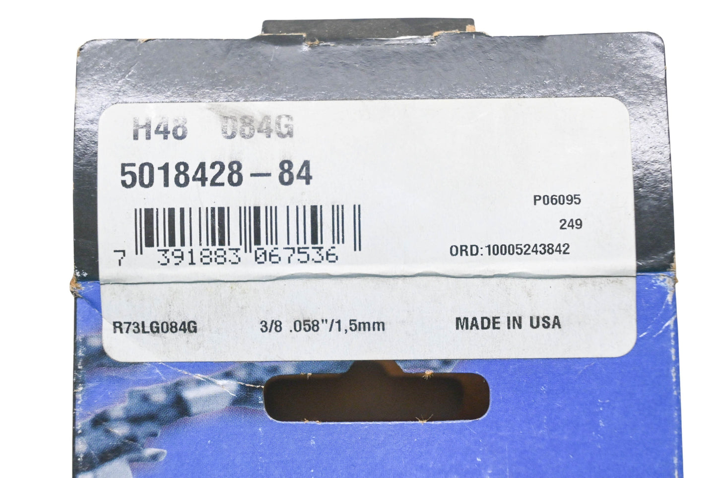 New OEM Husqvarna 5018428-84, H48 084G, 501842884 Saw Chain NOS