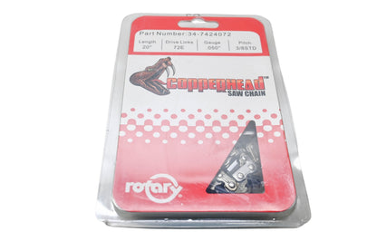 Rotary 34-7424072 Copperhead Saw Chain 20" NOS